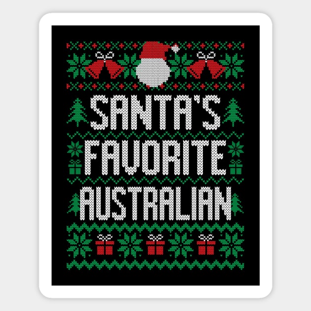 Santa's Favorite Australian Magnet by Saulene